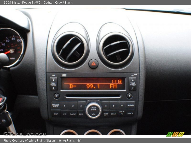 Gotham Gray / Black 2009 Nissan Rogue S AWD
