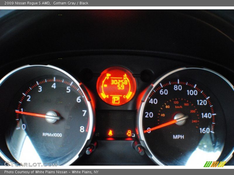 Gotham Gray / Black 2009 Nissan Rogue S AWD