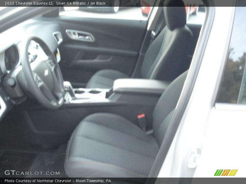 Silver Ice Metallic / Jet Black 2013 Chevrolet Equinox LS