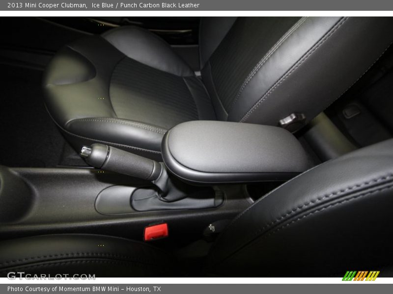 Ice Blue / Punch Carbon Black Leather 2013 Mini Cooper Clubman