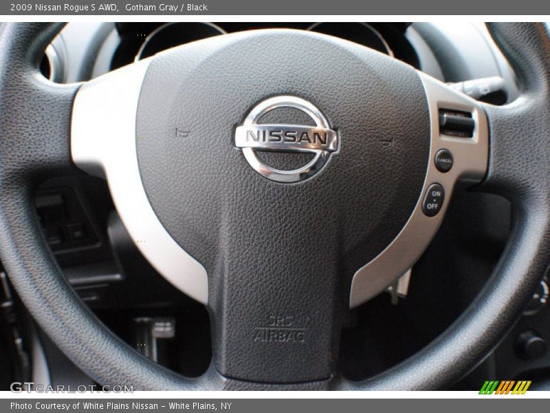 Gotham Gray / Black 2009 Nissan Rogue S AWD