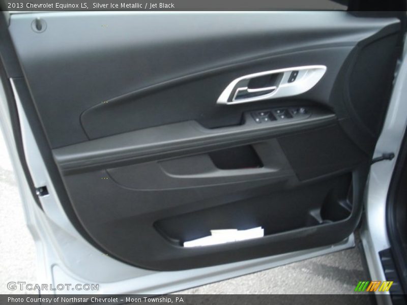 Silver Ice Metallic / Jet Black 2013 Chevrolet Equinox LS