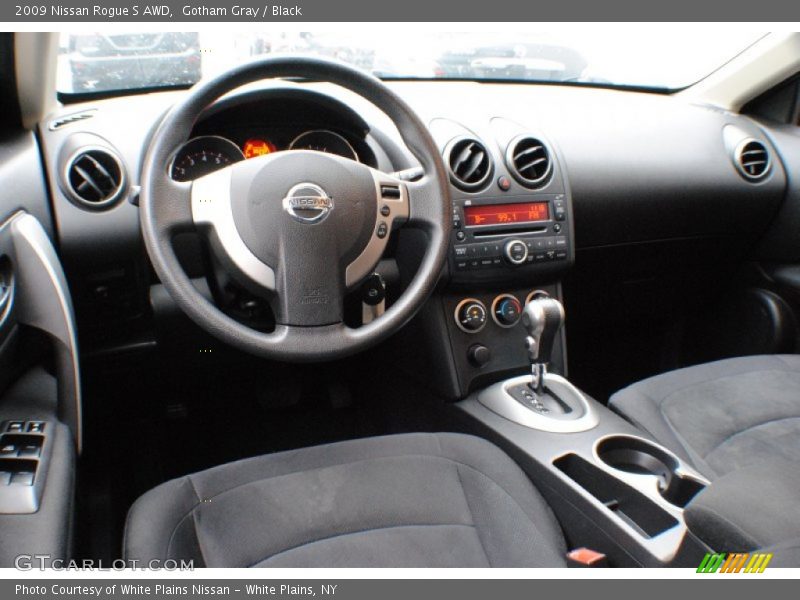 Gotham Gray / Black 2009 Nissan Rogue S AWD