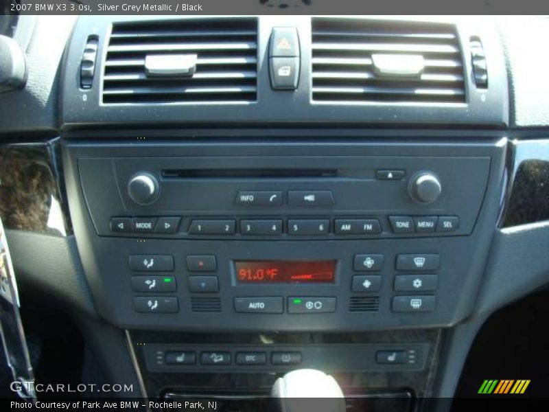 Silver Grey Metallic / Black 2007 BMW X3 3.0si