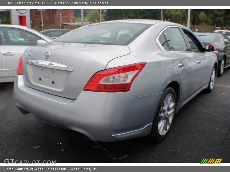 Radiant Silver Metallic / Charcoal 2009 Nissan Maxima 3.5 SV