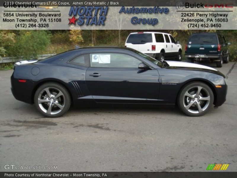 Ashen Gray Metallic / Black 2013 Chevrolet Camaro LT/RS Coupe