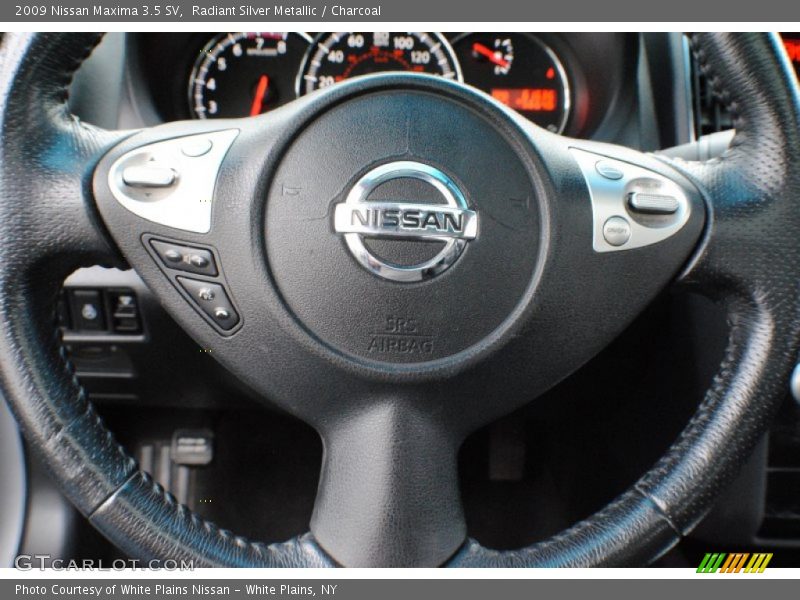 Radiant Silver Metallic / Charcoal 2009 Nissan Maxima 3.5 SV
