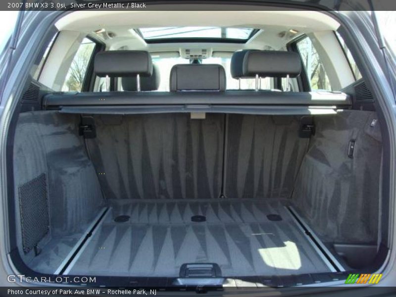 Silver Grey Metallic / Black 2007 BMW X3 3.0si