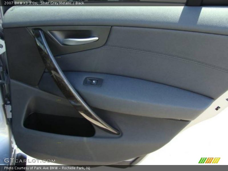Silver Grey Metallic / Black 2007 BMW X3 3.0si