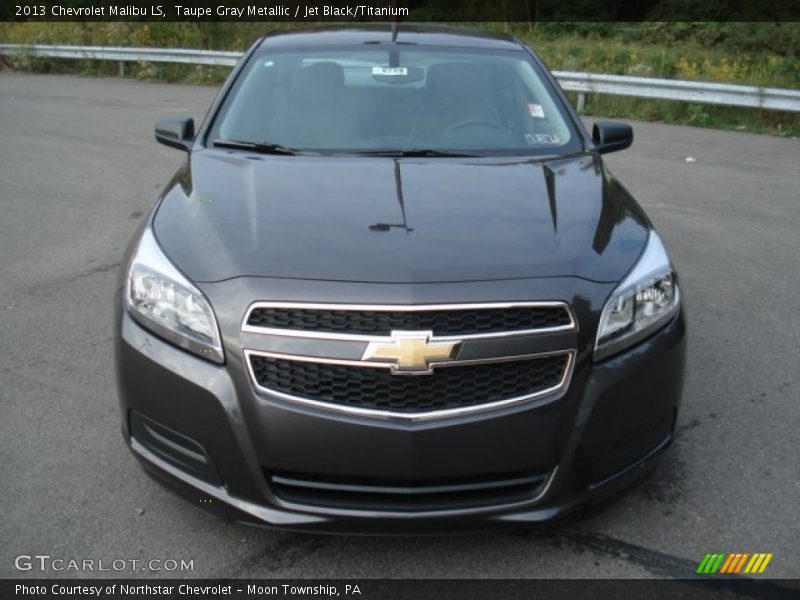 Taupe Gray Metallic / Jet Black/Titanium 2013 Chevrolet Malibu LS