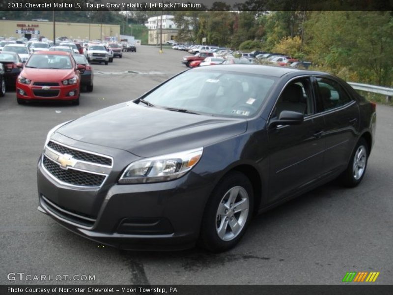 Taupe Gray Metallic / Jet Black/Titanium 2013 Chevrolet Malibu LS