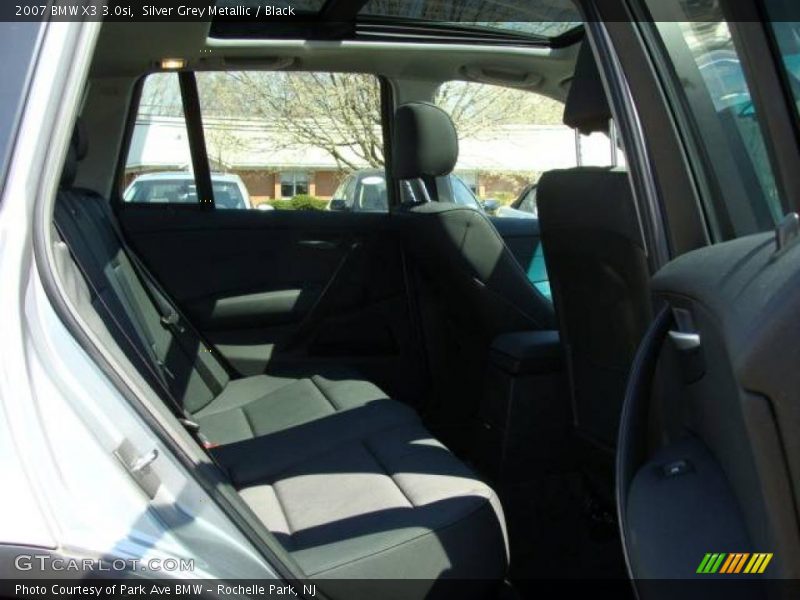 Silver Grey Metallic / Black 2007 BMW X3 3.0si