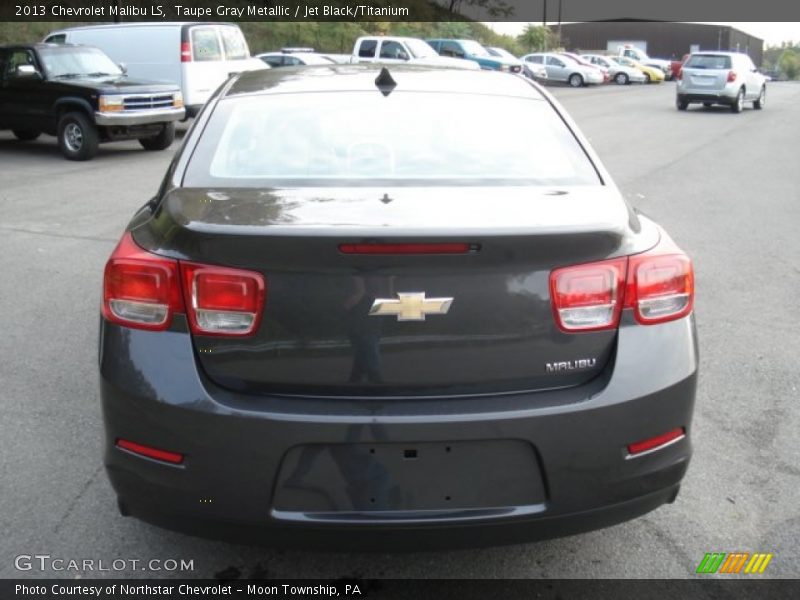 Taupe Gray Metallic / Jet Black/Titanium 2013 Chevrolet Malibu LS