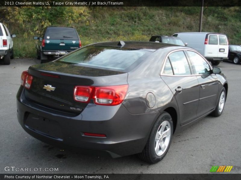 Taupe Gray Metallic / Jet Black/Titanium 2013 Chevrolet Malibu LS