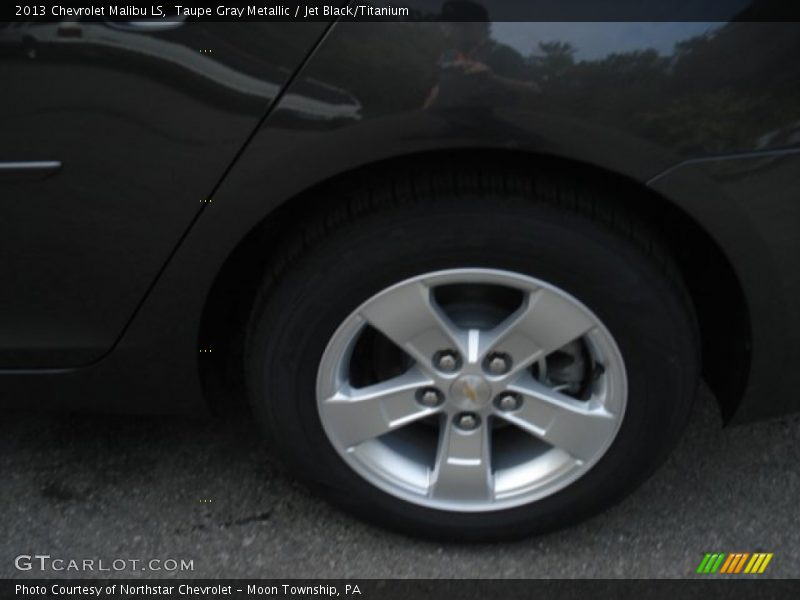 Taupe Gray Metallic / Jet Black/Titanium 2013 Chevrolet Malibu LS