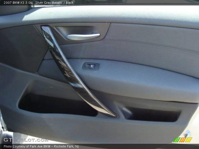 Silver Grey Metallic / Black 2007 BMW X3 3.0si