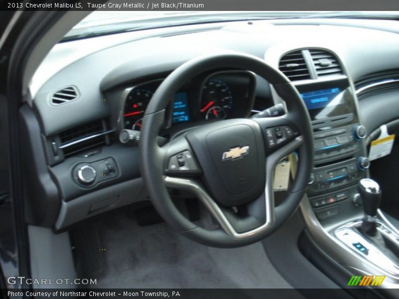 Taupe Gray Metallic / Jet Black/Titanium 2013 Chevrolet Malibu LS