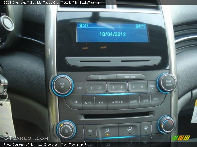 Taupe Gray Metallic / Jet Black/Titanium 2013 Chevrolet Malibu LS