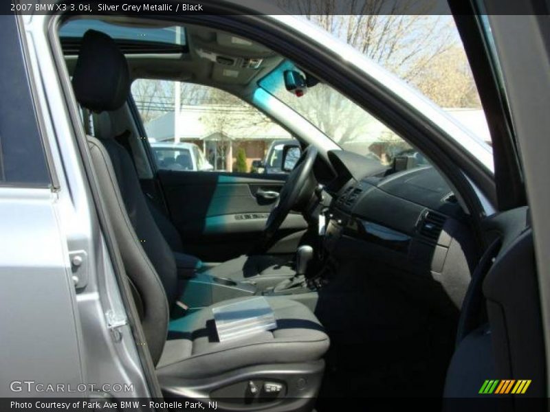 Silver Grey Metallic / Black 2007 BMW X3 3.0si