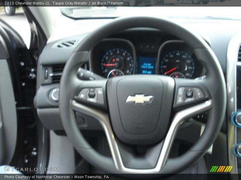 Taupe Gray Metallic / Jet Black/Titanium 2013 Chevrolet Malibu LS