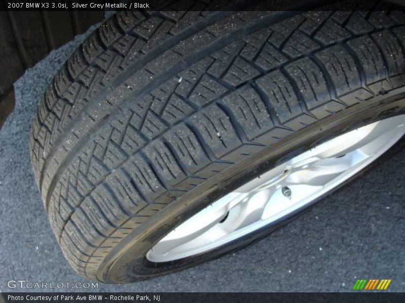 Silver Grey Metallic / Black 2007 BMW X3 3.0si