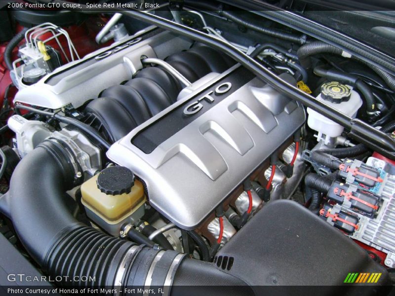 Spice Red Metallic / Black 2006 Pontiac GTO Coupe