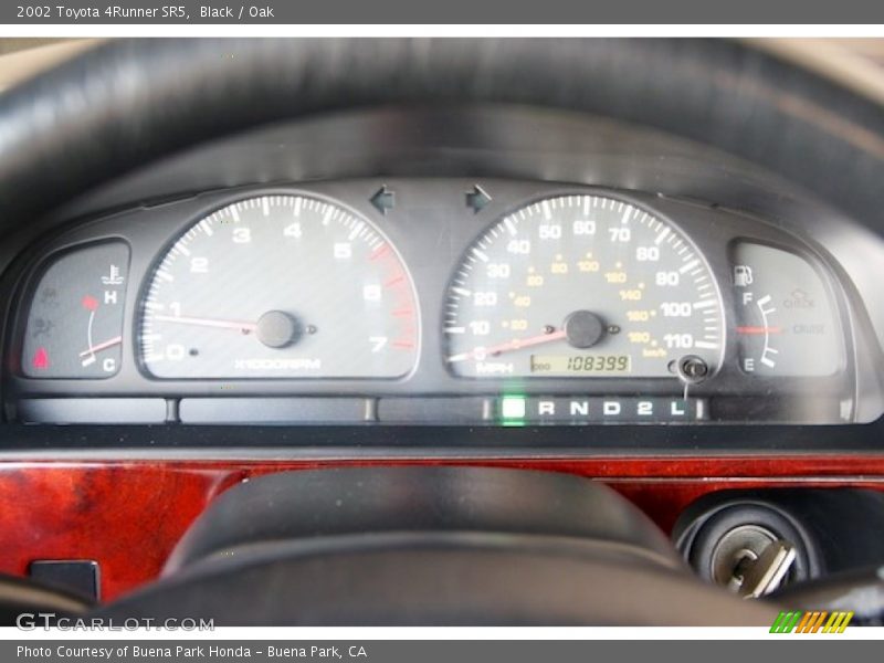 Black / Oak 2002 Toyota 4Runner SR5