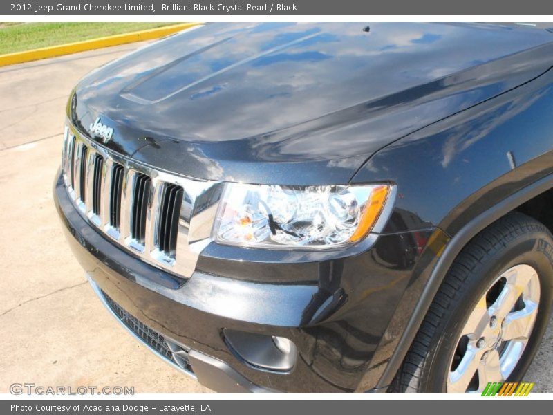 Brilliant Black Crystal Pearl / Black 2012 Jeep Grand Cherokee Limited