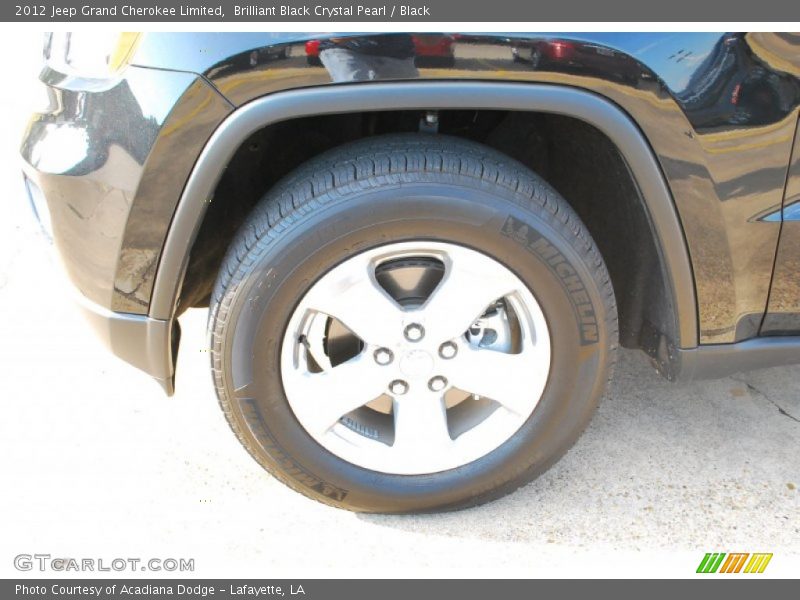 Brilliant Black Crystal Pearl / Black 2012 Jeep Grand Cherokee Limited