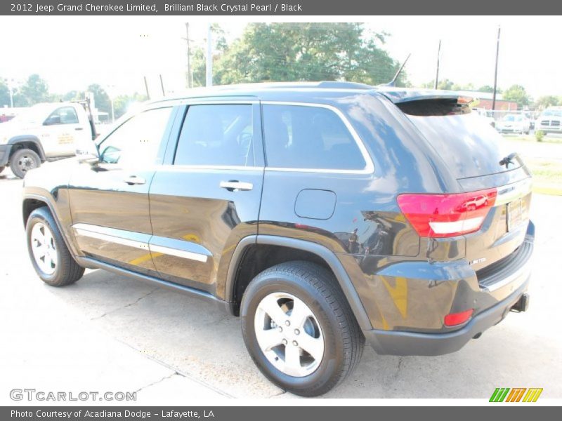 Brilliant Black Crystal Pearl / Black 2012 Jeep Grand Cherokee Limited