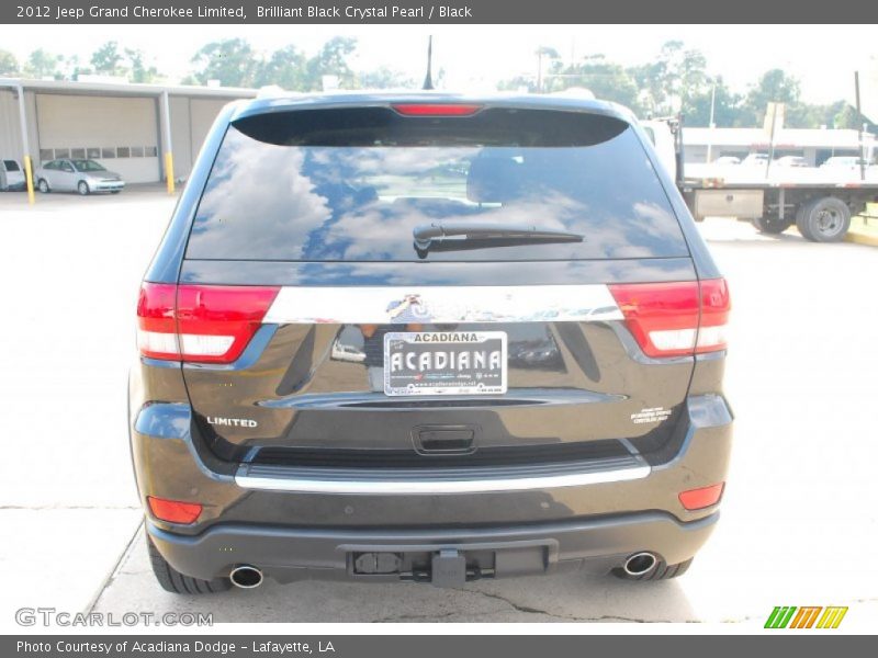 Brilliant Black Crystal Pearl / Black 2012 Jeep Grand Cherokee Limited