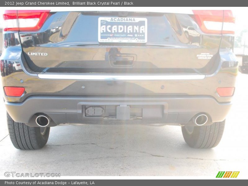 Brilliant Black Crystal Pearl / Black 2012 Jeep Grand Cherokee Limited