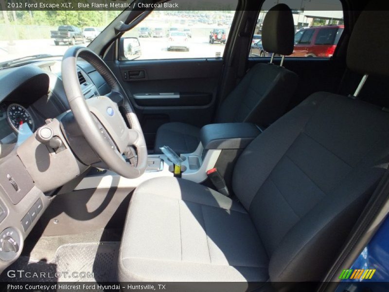 Blue Flame Metallic / Charcoal Black 2012 Ford Escape XLT