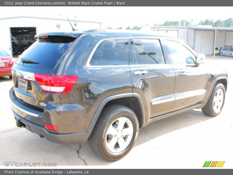 Brilliant Black Crystal Pearl / Black 2012 Jeep Grand Cherokee Limited