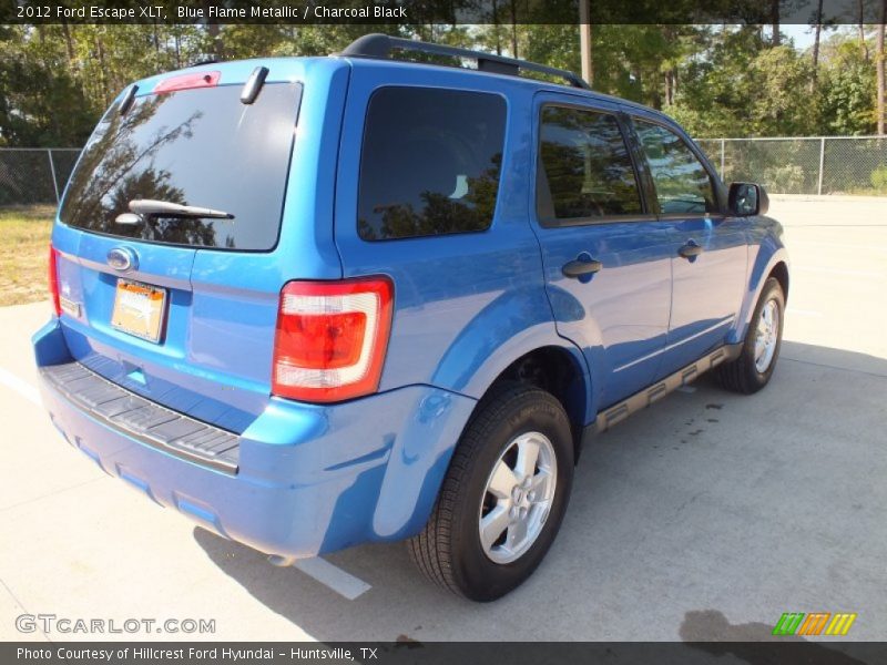 Blue Flame Metallic / Charcoal Black 2012 Ford Escape XLT