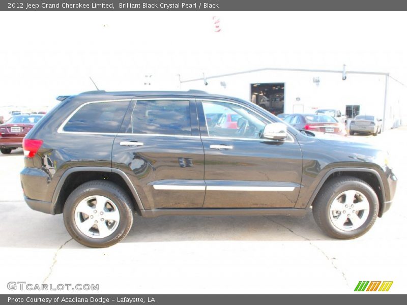 Brilliant Black Crystal Pearl / Black 2012 Jeep Grand Cherokee Limited