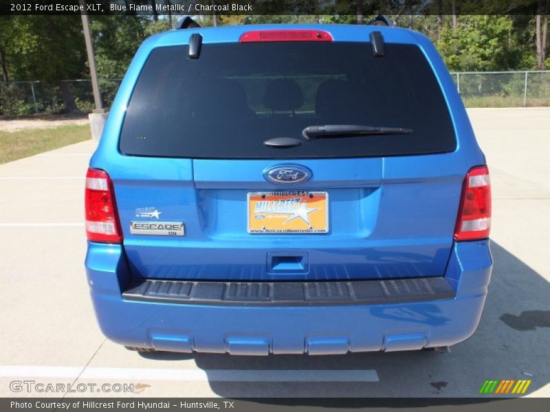 Blue Flame Metallic / Charcoal Black 2012 Ford Escape XLT
