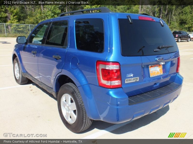 Blue Flame Metallic / Charcoal Black 2012 Ford Escape XLT