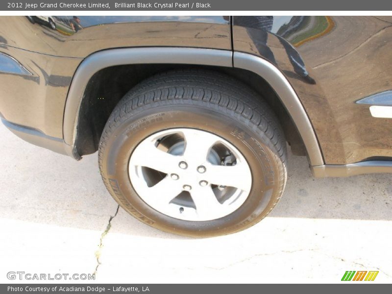 Brilliant Black Crystal Pearl / Black 2012 Jeep Grand Cherokee Limited
