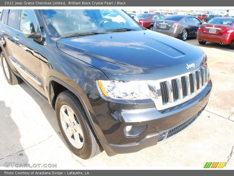 Brilliant Black Crystal Pearl / Black 2012 Jeep Grand Cherokee Limited