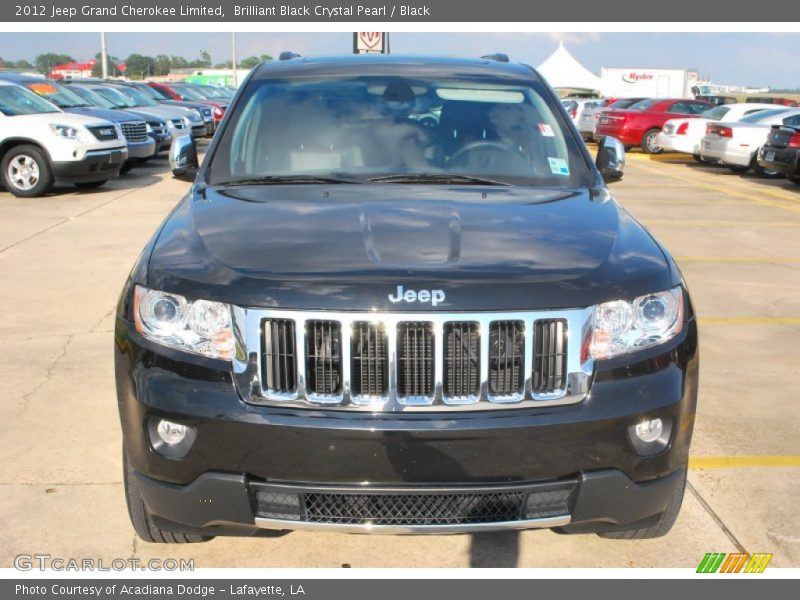 Brilliant Black Crystal Pearl / Black 2012 Jeep Grand Cherokee Limited
