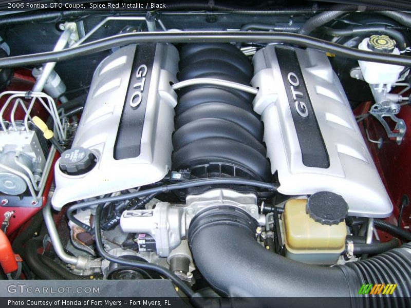 Spice Red Metallic / Black 2006 Pontiac GTO Coupe