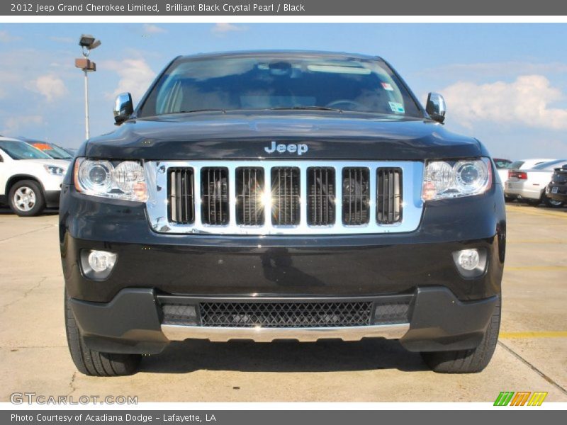 Brilliant Black Crystal Pearl / Black 2012 Jeep Grand Cherokee Limited