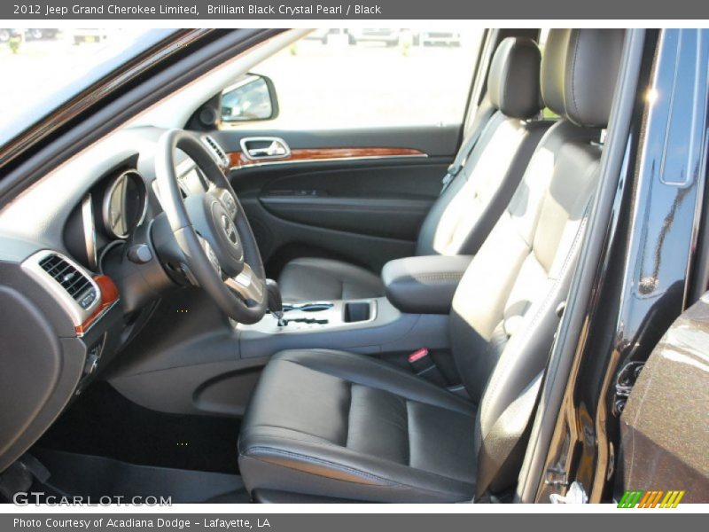 Brilliant Black Crystal Pearl / Black 2012 Jeep Grand Cherokee Limited