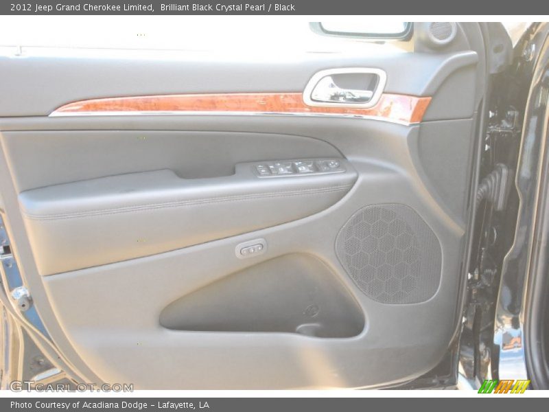 Brilliant Black Crystal Pearl / Black 2012 Jeep Grand Cherokee Limited