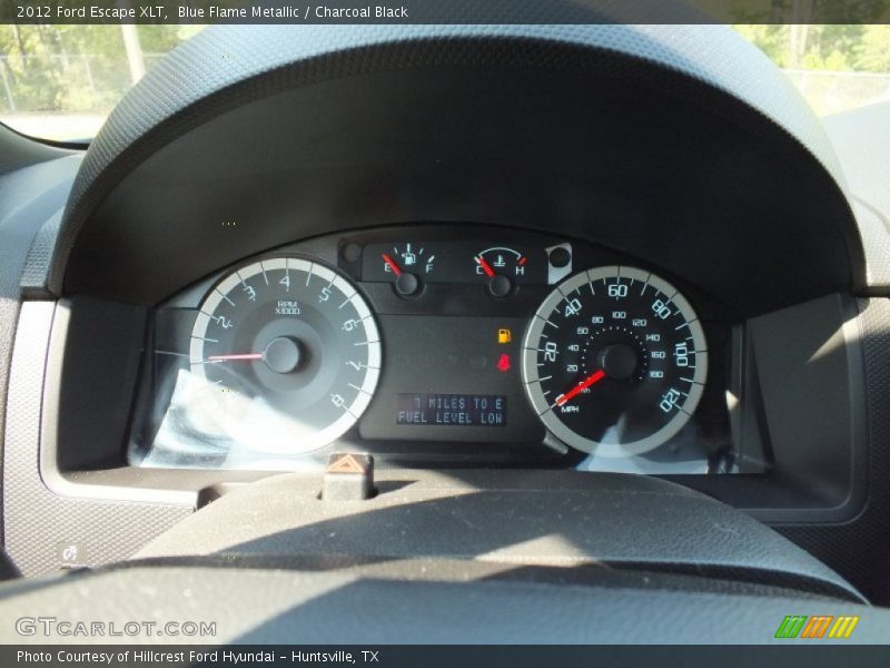 Blue Flame Metallic / Charcoal Black 2012 Ford Escape XLT