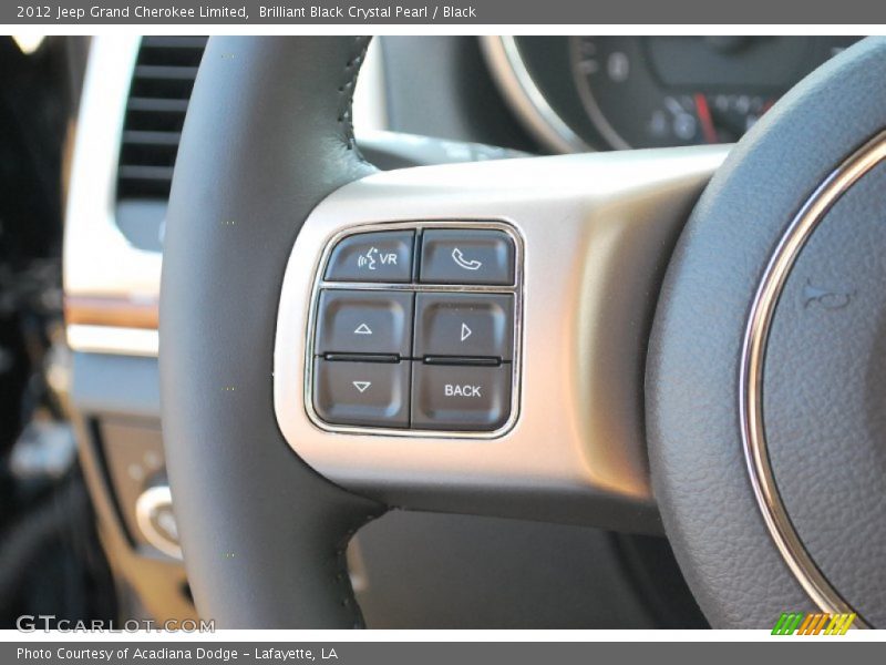 Brilliant Black Crystal Pearl / Black 2012 Jeep Grand Cherokee Limited