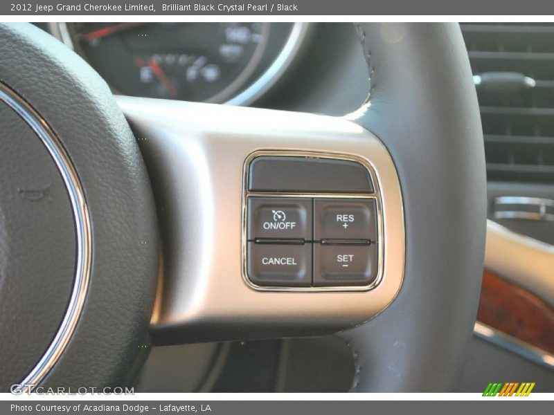 Brilliant Black Crystal Pearl / Black 2012 Jeep Grand Cherokee Limited