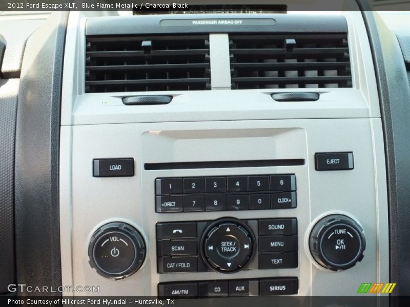 Blue Flame Metallic / Charcoal Black 2012 Ford Escape XLT