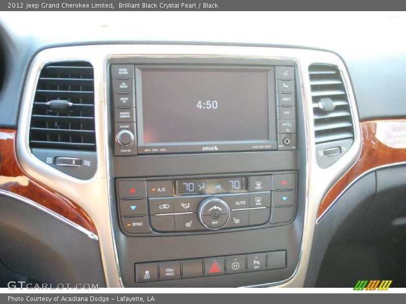 Brilliant Black Crystal Pearl / Black 2012 Jeep Grand Cherokee Limited